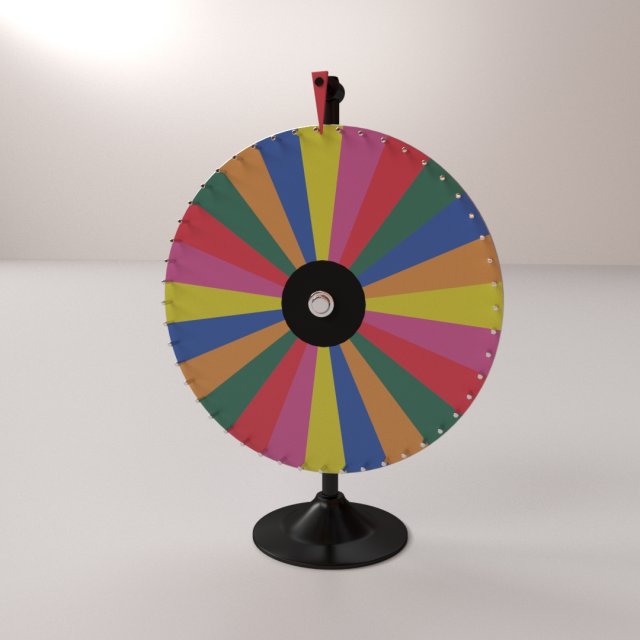 spinning wheel Modelo 3D .c4d .max .obj .3ds .fbx .stl .blend 