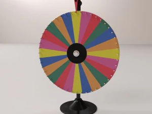 roda girat&oacute;ria Modelo 3D