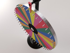 spinning wheel Modelo 3D