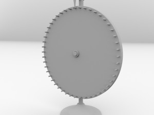 spinning wheel Modelo 3D