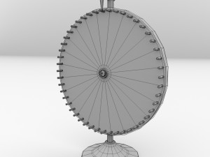 spinning wheel Modelo 3D