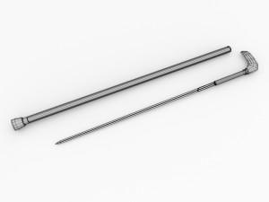 sword stick 3D 模型