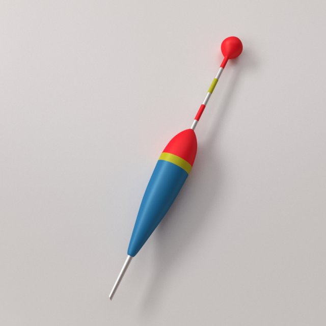 fishing float v4 3D Модель .c4d .max .obj .3ds .fbx .stl .blend 