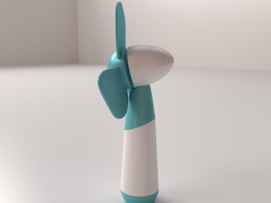 electric hand fan 3D Модель
