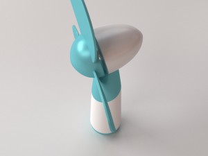 electric hand fan 3D Модель