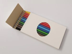 matita colorata Modello 3D