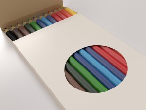 colour pencil Modelo 3D