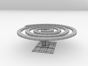 mosquito coil 3D 模型