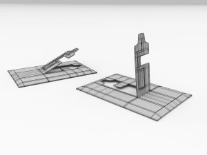 mosquito coil stand 3D Model