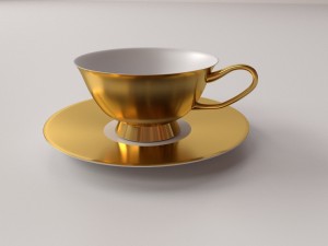 cup and saucer v2 3D Model