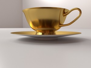 cup and saucer v2 3D 모델