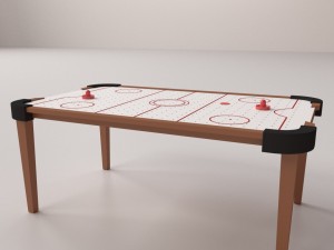 air hockey table 3D मॉडल