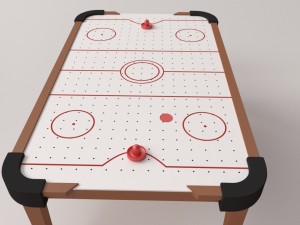 air hockey table 3D मॉडल