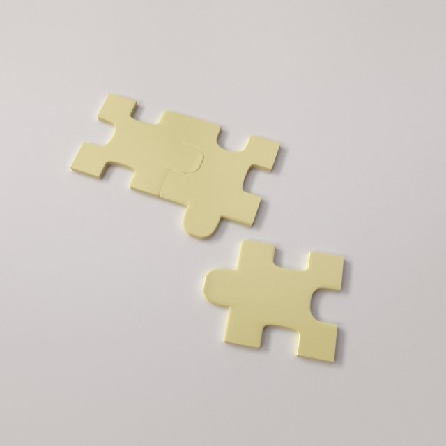 puzzle piece Modelo 3D .c4d .max .obj .3ds .fbx .stl .blend 