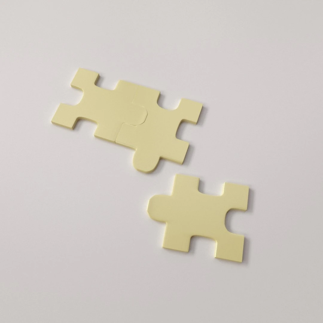 pieza de rompecabezas Modelo 3D .c4d .max .obj .3ds .fbx .stl .blend 