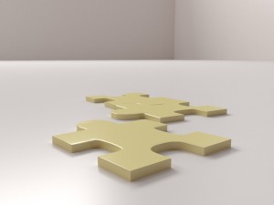 puzzle piece Modelo 3D