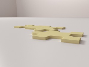 puzzle piece Modelo 3D