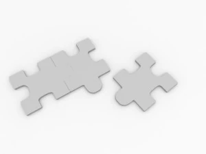 pieza de rompecabezas Modelo 3D