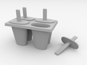 ice cream mold 3D Model