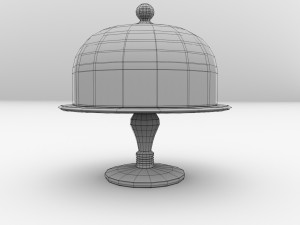 cake stand dome 3D Model
