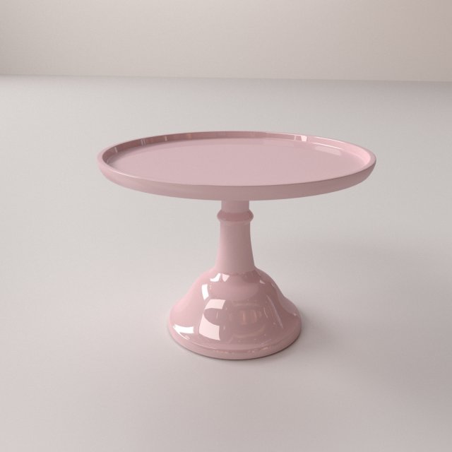 cake stand 3D Model .c4d .max .obj .3ds .fbx .stl .blend 