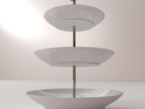 cake stand v2 3D 模型