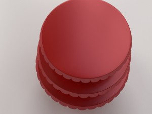 cake stand v3 3D मॉडल