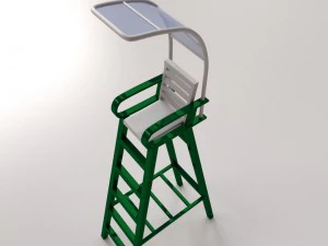 tennis umpire chair 3D Model