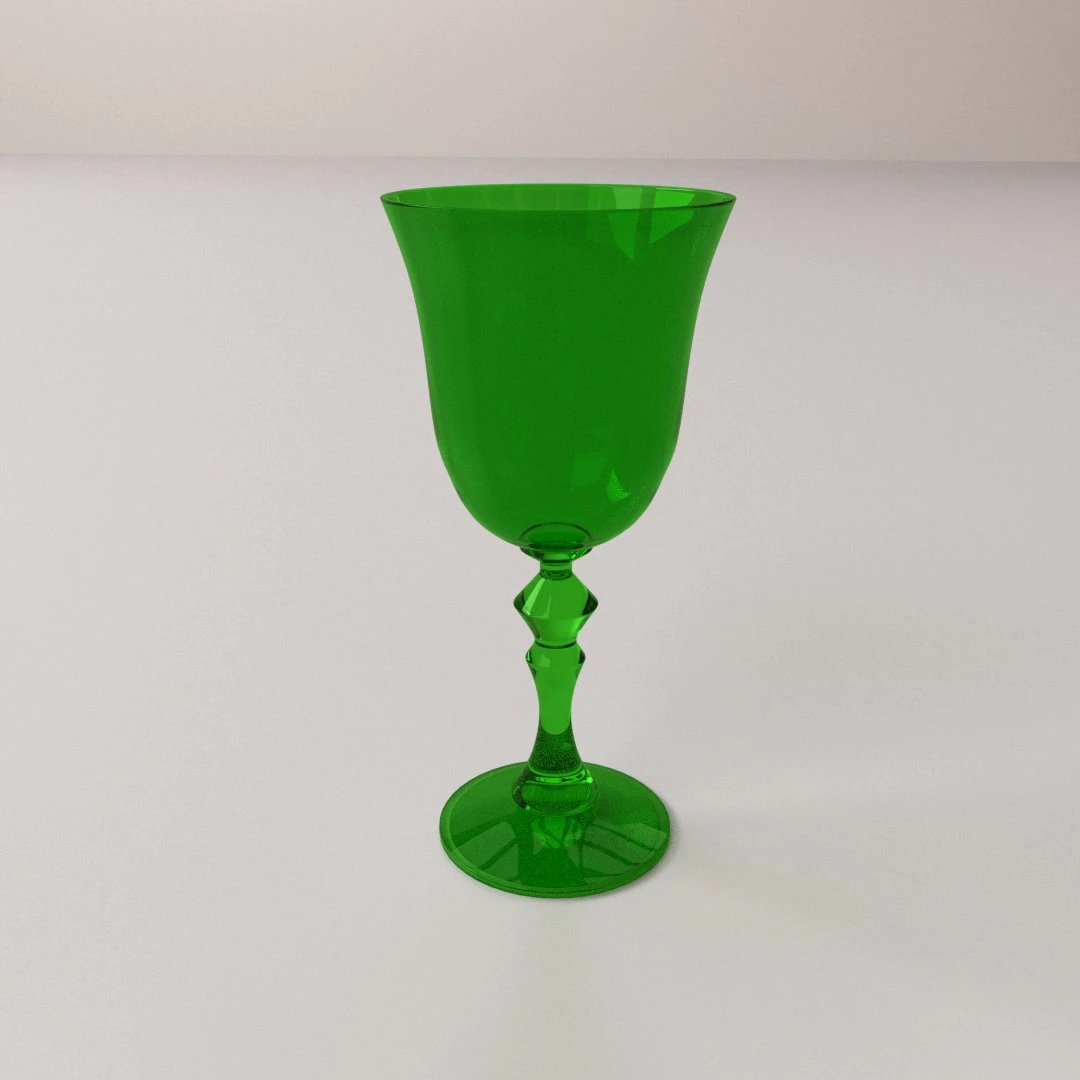 wine glass v3 3D Model .c4d .max .obj .3ds .fbx .stl .blend 