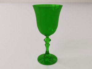 wine glass v3 3D Model