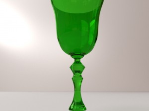 wine glass v3 Model 3D