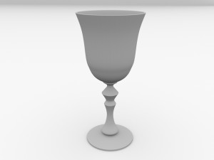 wine glass v3 Model 3D