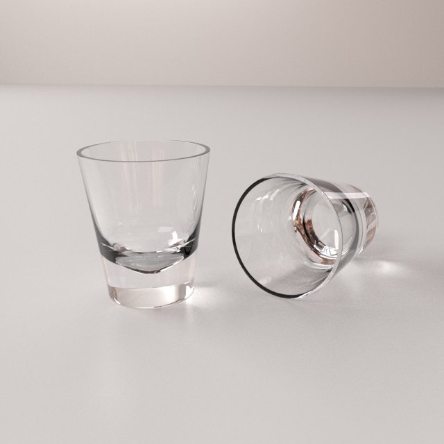 shot glass 3D Model .c4d .max .obj .3ds .fbx .stl .blend 