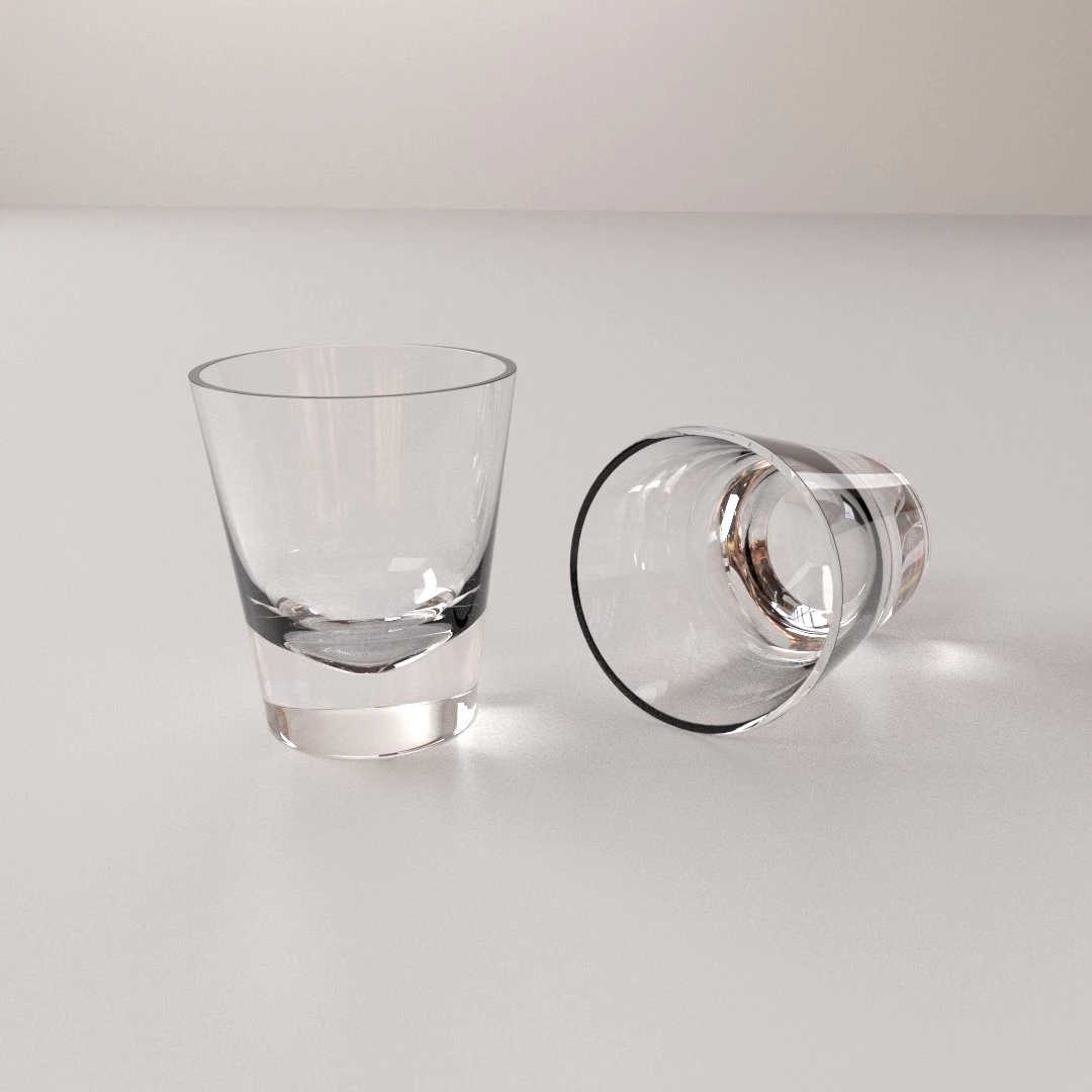 shot glass 3D Model .c4d .max .obj .3ds .fbx .stl .blend 