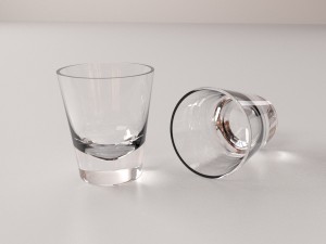 shot glass 3D Model