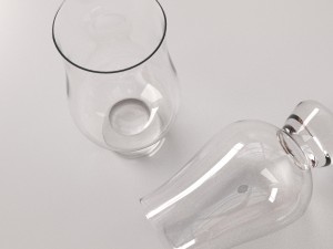 whisky glass 3D 模型