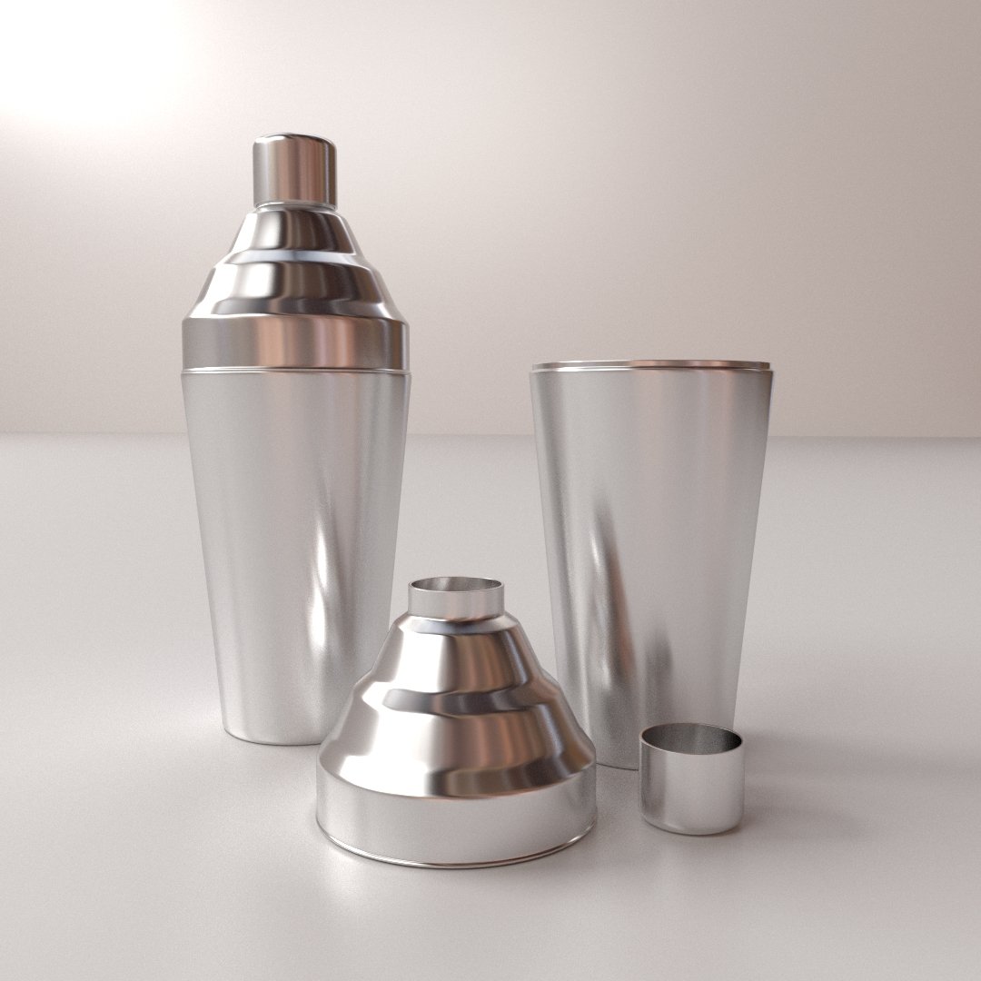Download Cocktail Shaker 3d Model In Cookware Tools 3dexport