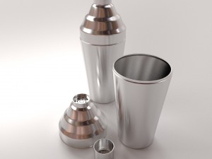 cocktail shaker Model 3D
