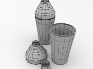 cocktail shaker Model 3D