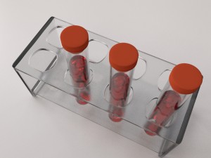 blood sample tube Modello 3D