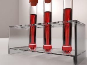 blood sample tube Modello 3D