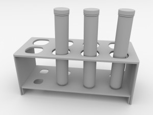 blood sample tube Modello 3D