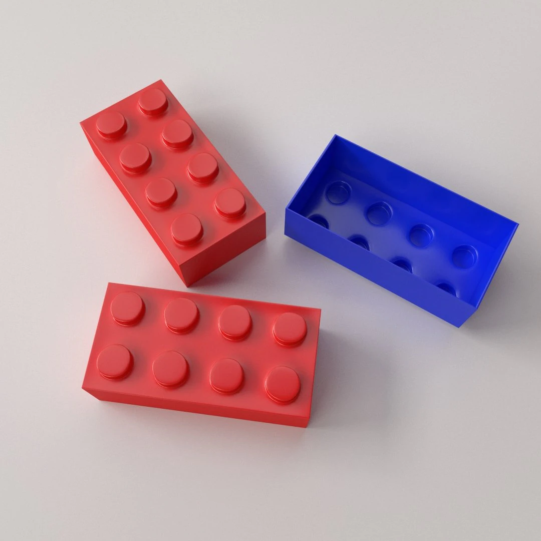 brick toy 3D Model .c4d .max .obj .3ds .fbx .stl .blend