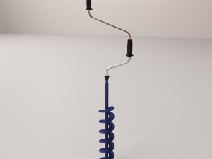 ice augers v2 3D Model