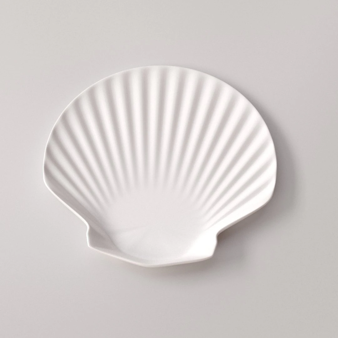 shell plate 3D Model .c4d .max .obj .3ds .fbx .stl .blend 