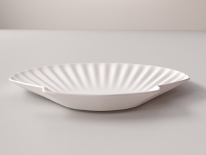 shell plate Modelo 3D