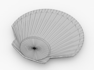 shell plate Modelo 3D