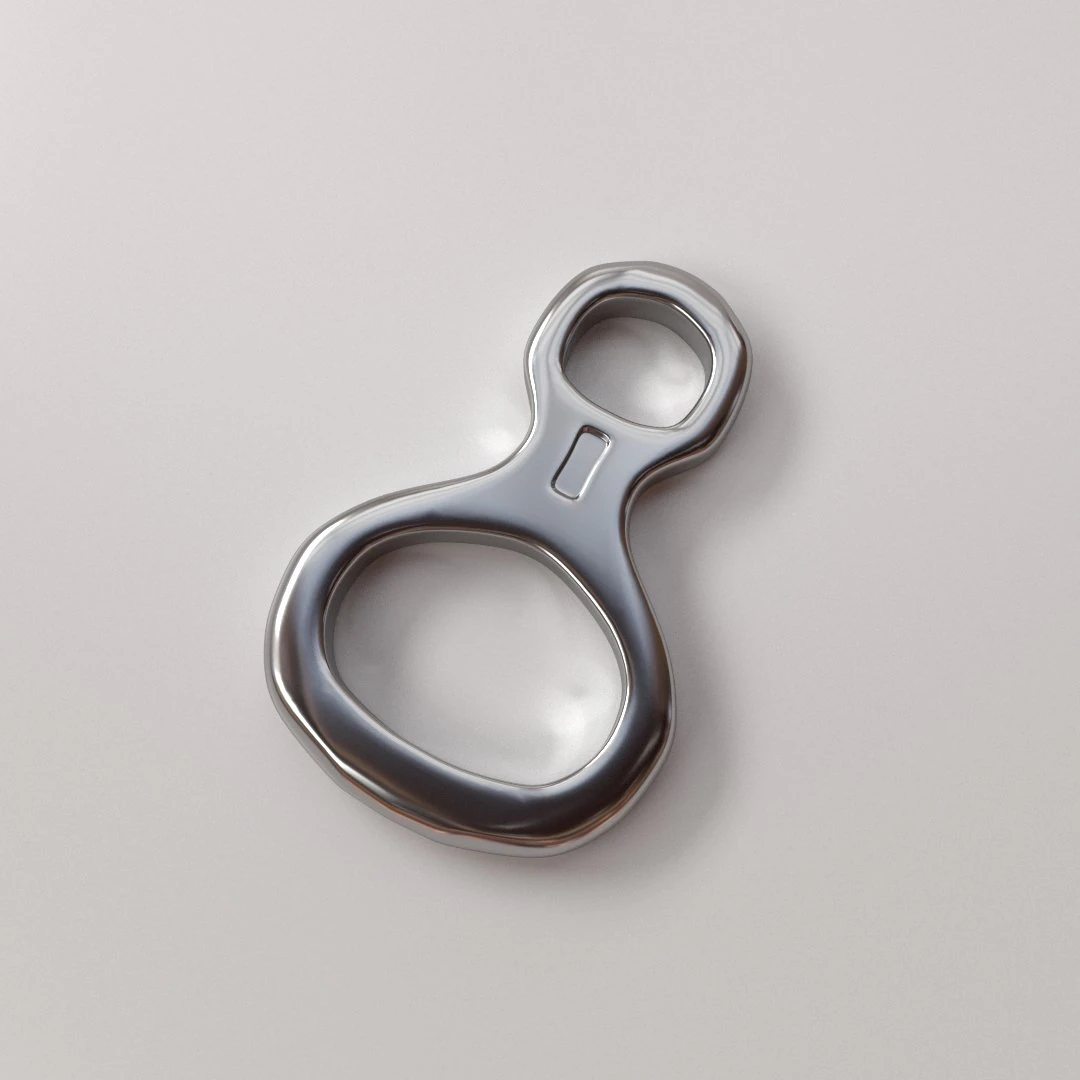 belay device 3D Model .c4d .max .obj .3ds .fbx .stl .blend 