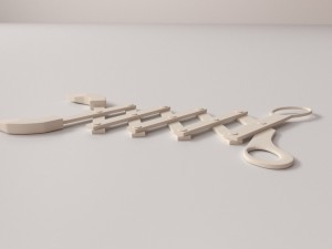 scissor extension arm 3D Model