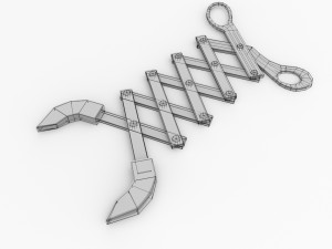 scissor extension arm 3D Model